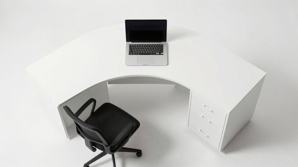 best L shaped electric desk with drawers