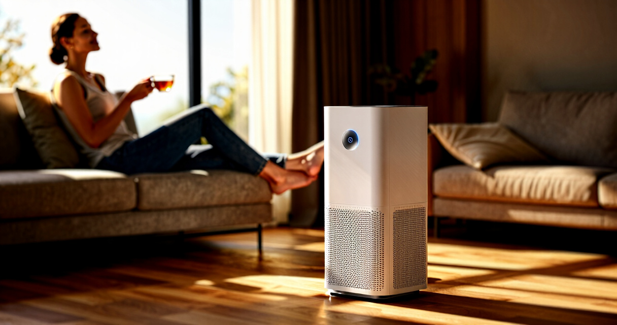smart air purifier for large room