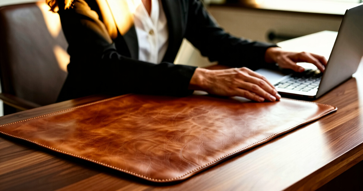 best leather desk mats for executives