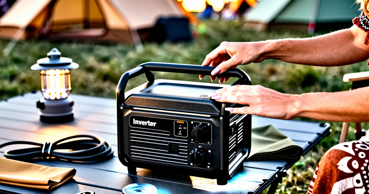best inverter generator for group festival camps