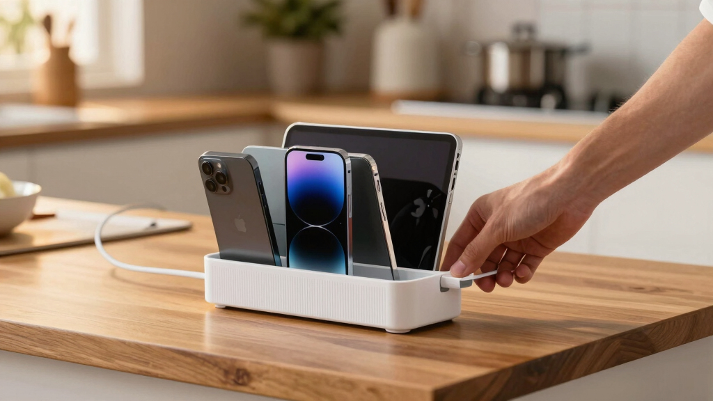 best charging station organizer for family devices