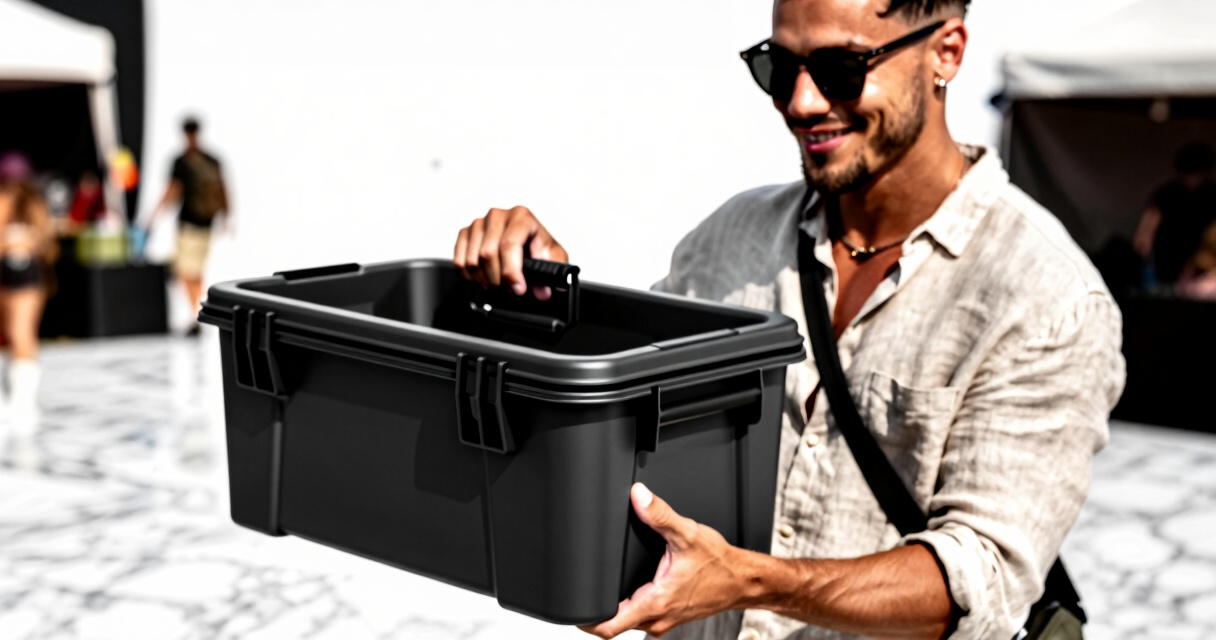 best waterproof storage bins for festival gear