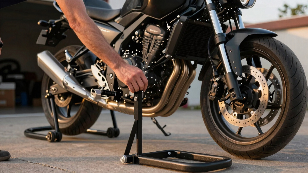 best motorcycle front and rear stand combo