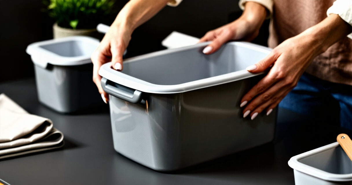 best storage bins heavy duty with lids