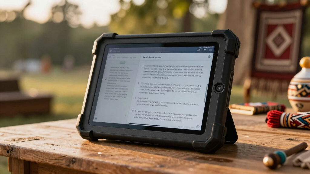 best rugged tablet for field folklore documentation