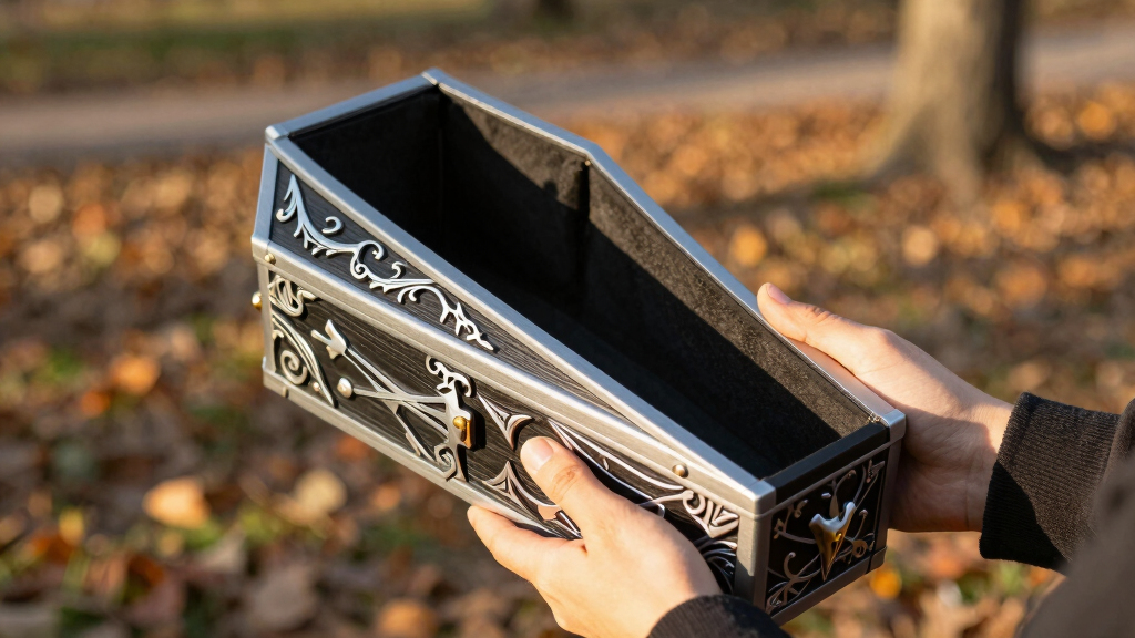 best animated halloween coffin prop