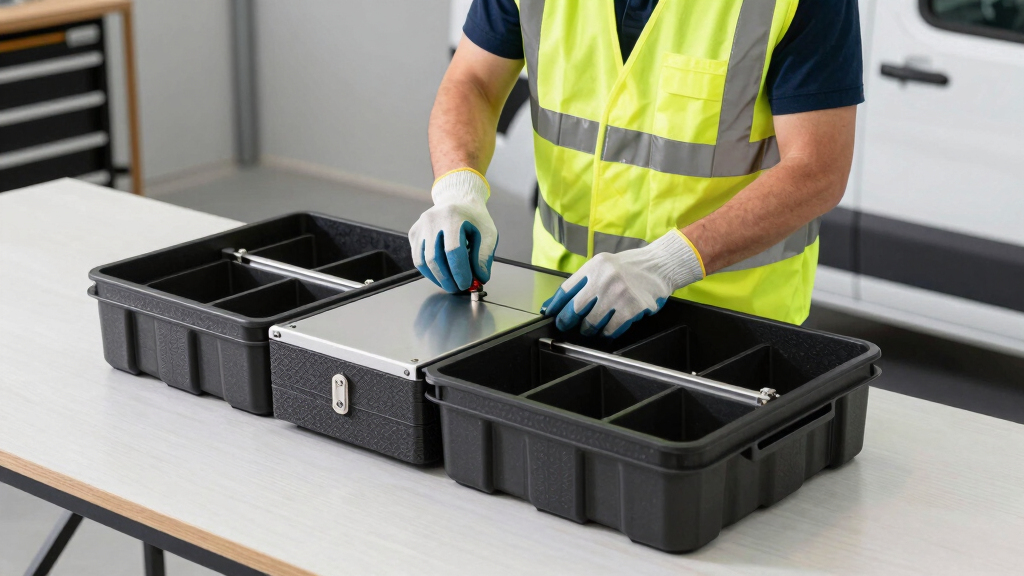 best electrician van storage systems