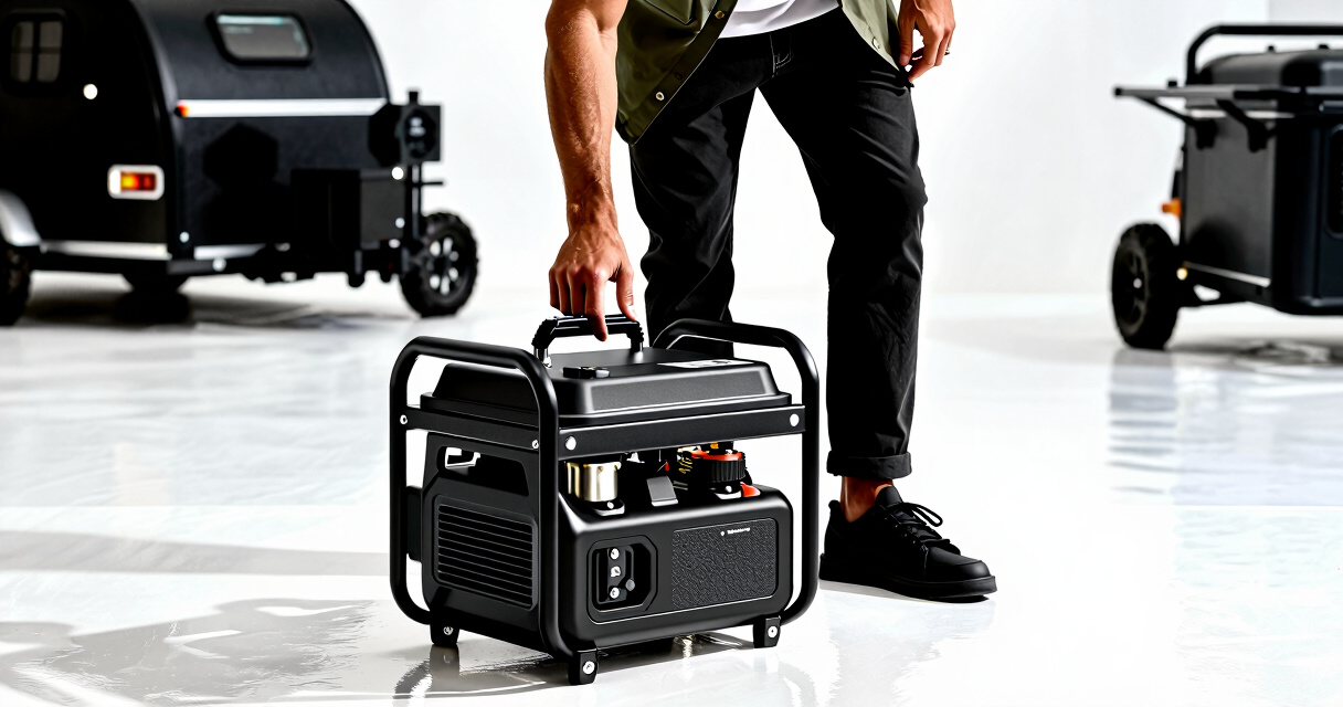 best compact generator for festival prep trailers