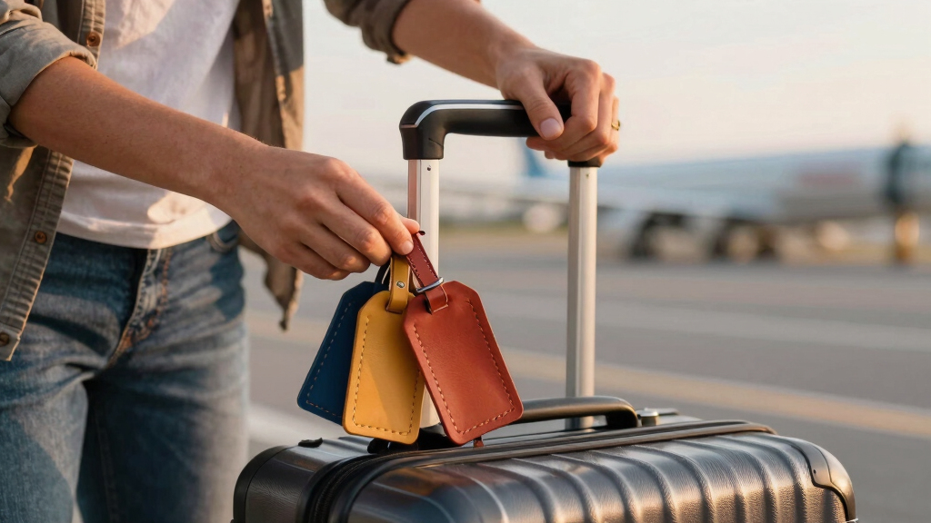 best luggage tag set for international travel