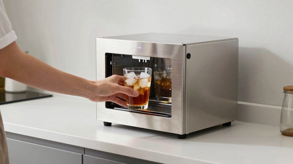 premium refrigerator beverage center