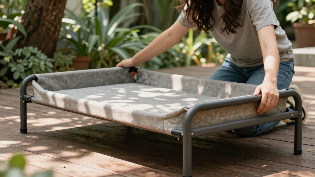 best outdoor elevated dog bed heavy duty