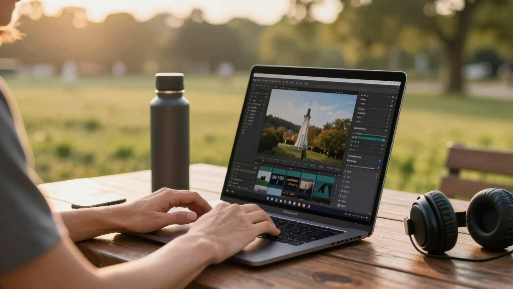 best travel monitor for remote content work