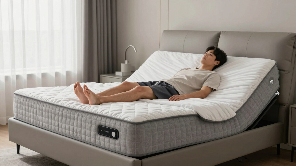 best split king adjustable bed with massage