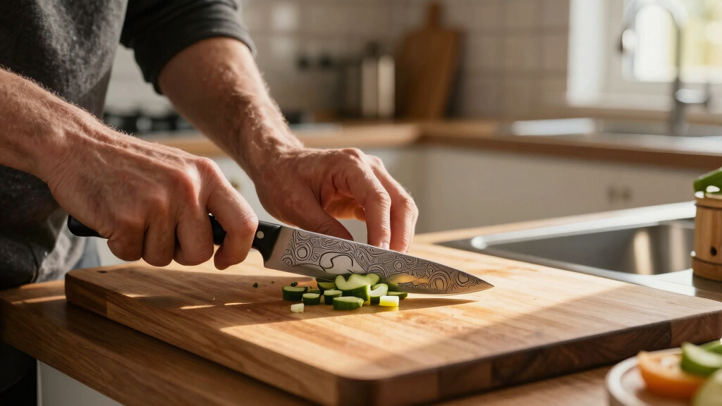 best kitchen knife set Damascus steel