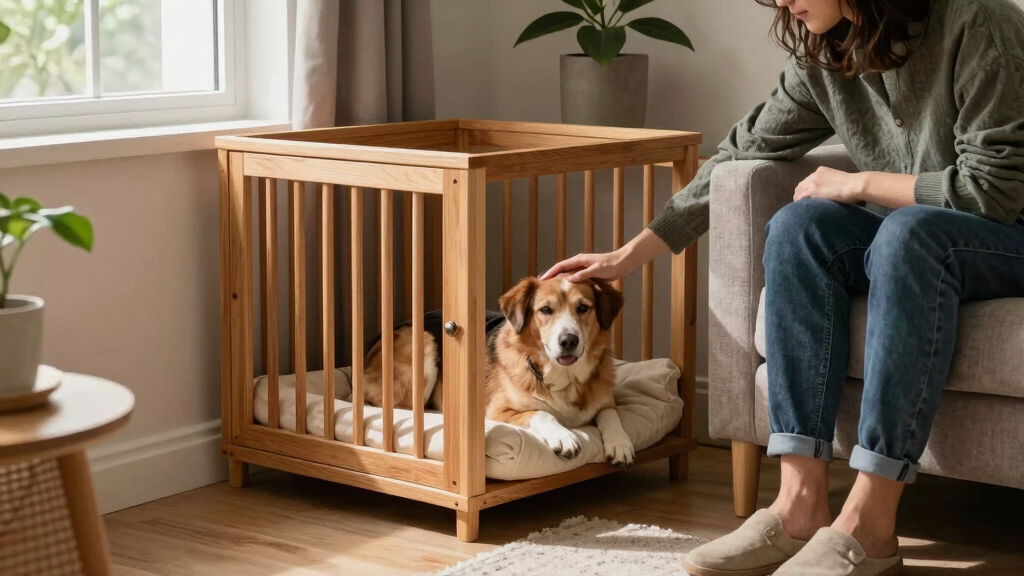 best corner dog crate furniture