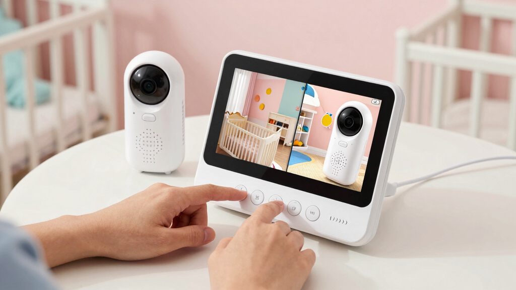 best baby monitor with two cameras split screen