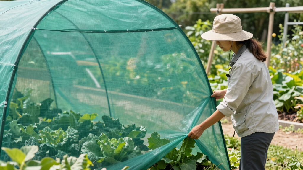 best shade net tunnel for hot weather gardens