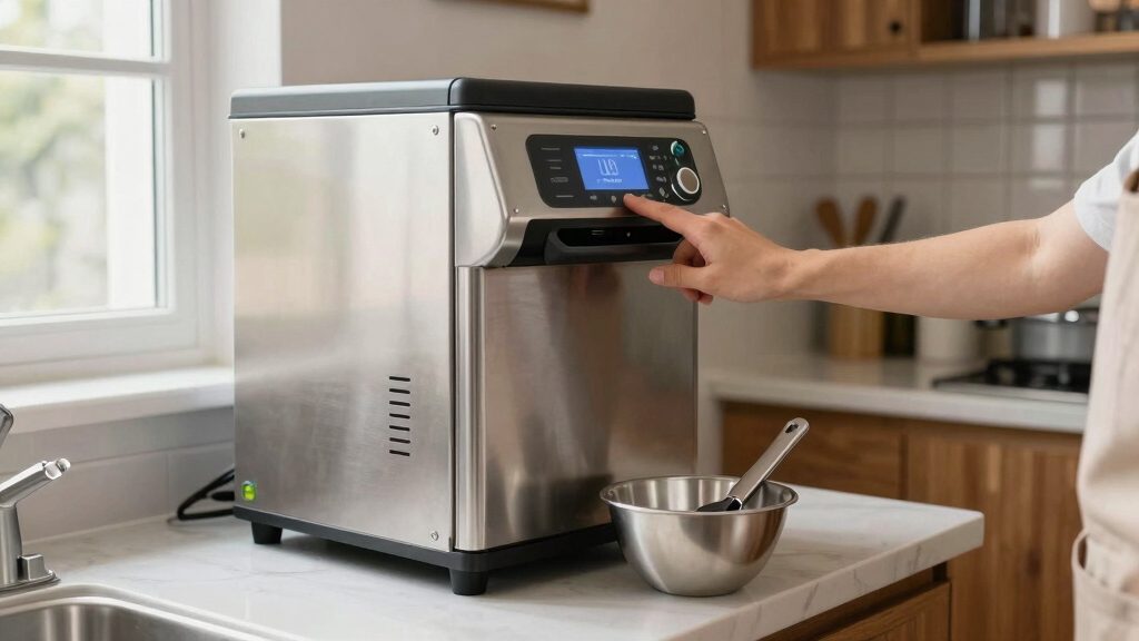 best ice cream machine self refrigerating