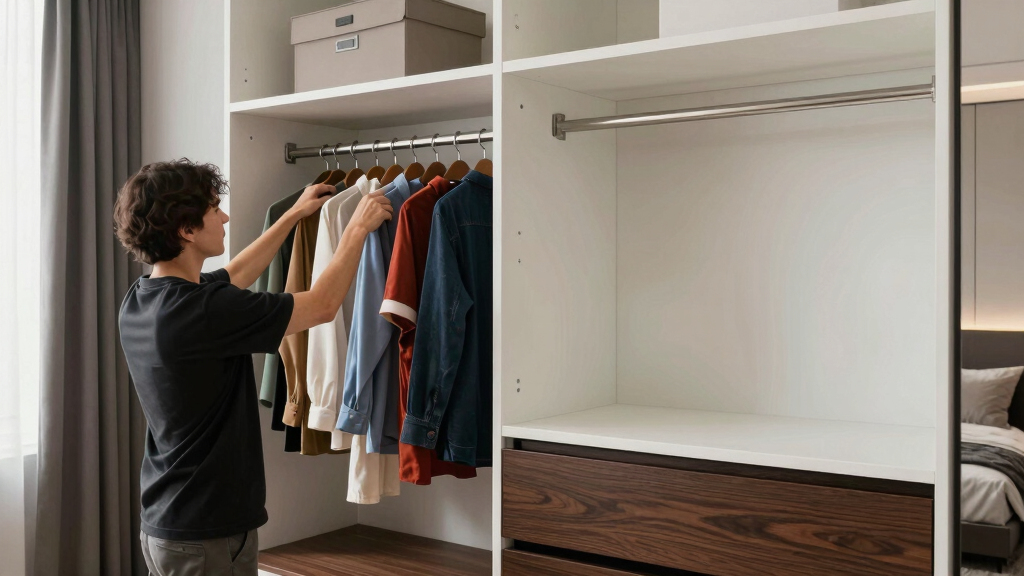 best built in look closet system