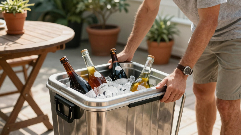 best patio cooler cart
