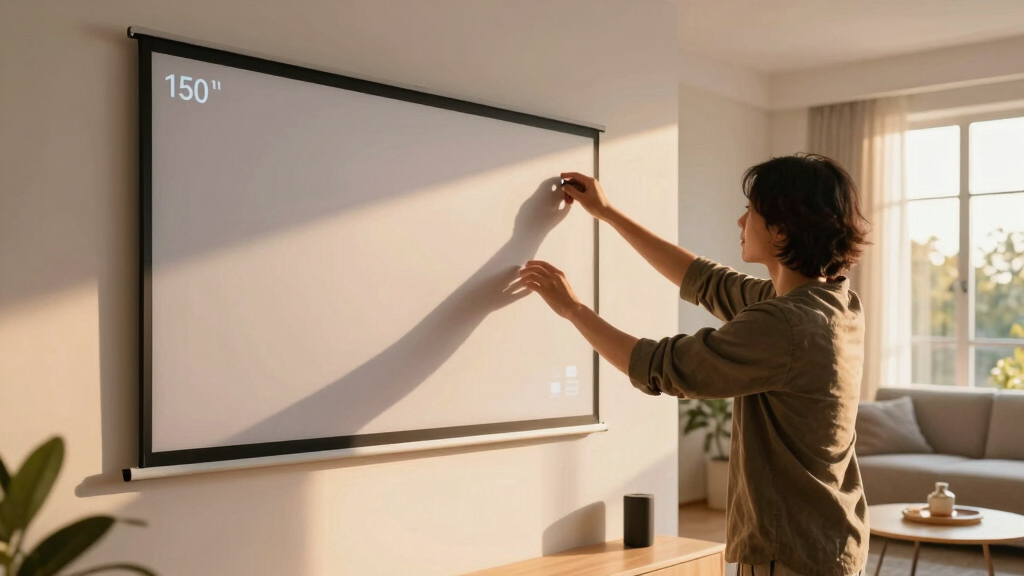 best 150 inch projector screen