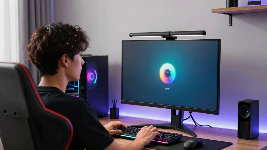 best monitor light bar for gaming desk