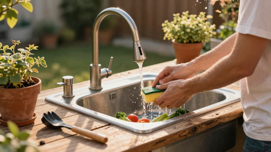 best outdoor sink station