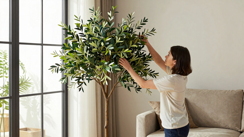 best faux olive trees for interior corners