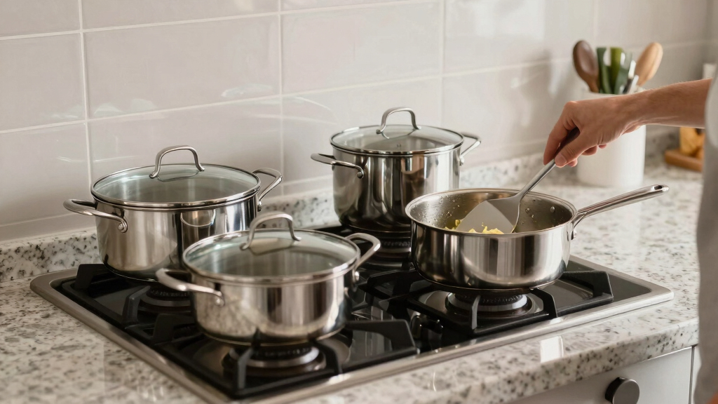 best stainless steel cookware set premium
