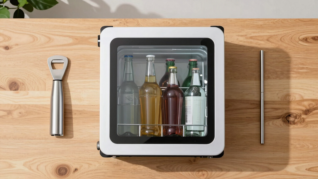 best beverage cooler glass door