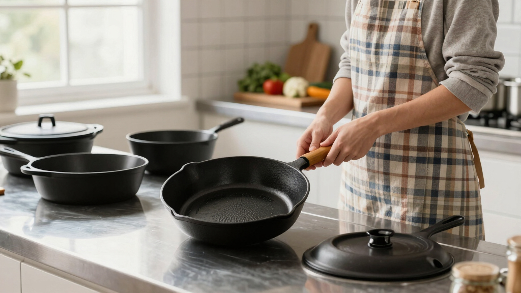 best cast iron skillet set premium