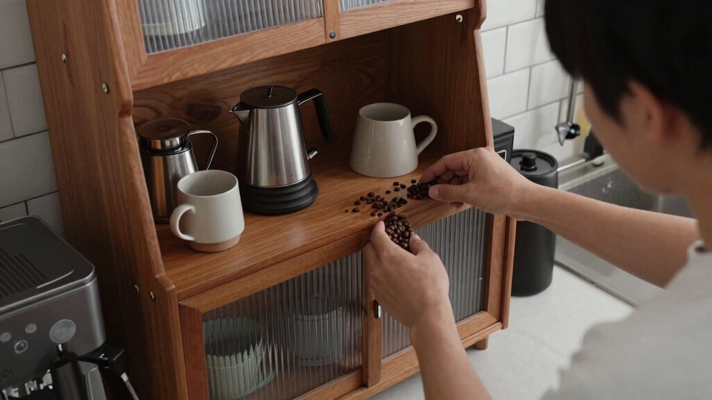 best coffee station cabinet