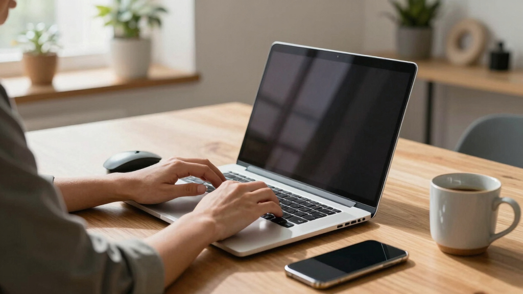 business laptop workstation