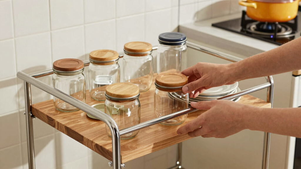best kitchen carts with storage