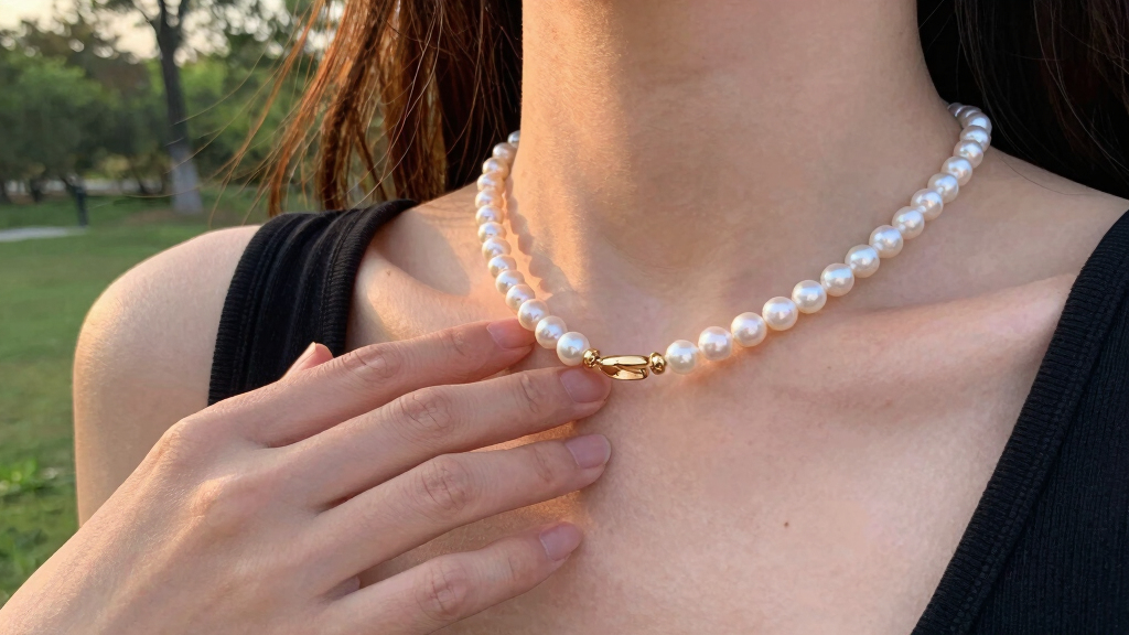 best real pearl necklace for women