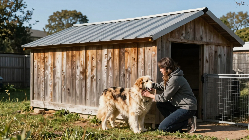 best outdoor dog kennel with roof cover