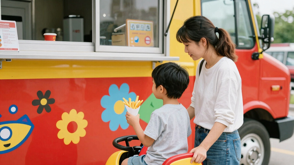 best ride on food truck for kids