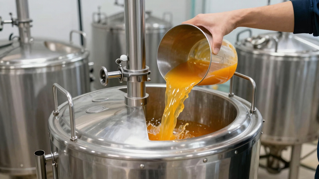 best stainless steel mixing tank for juice