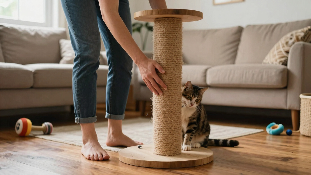 best heavy-duty scratching post for large cats