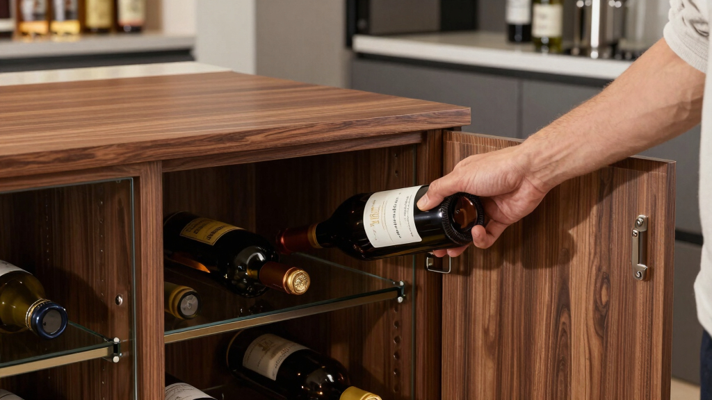 best bar cabinets with wine storage