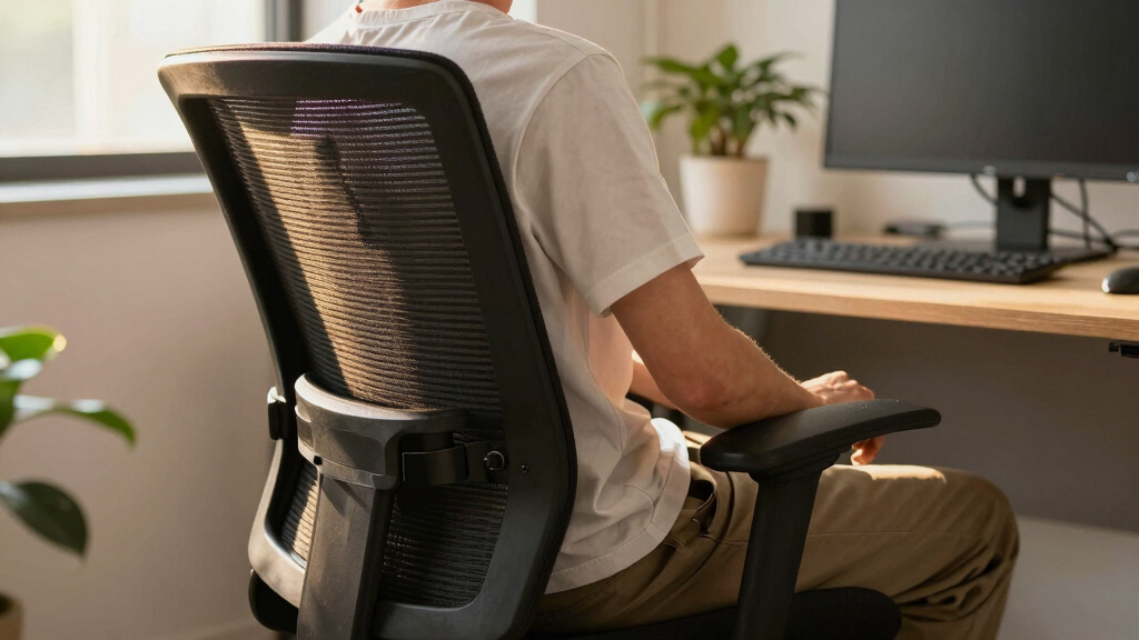 Ergonomic office chair for long hours