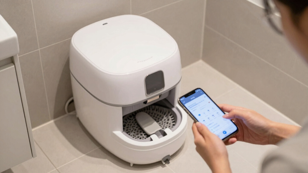 best automatic litter box with app