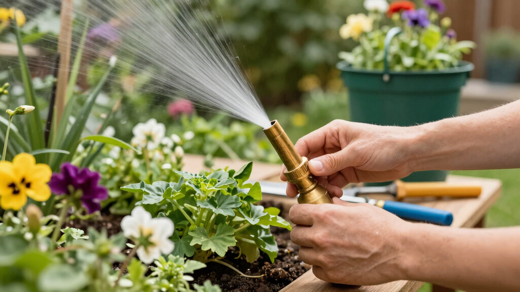 best brass nozzle set for garden sprayers
