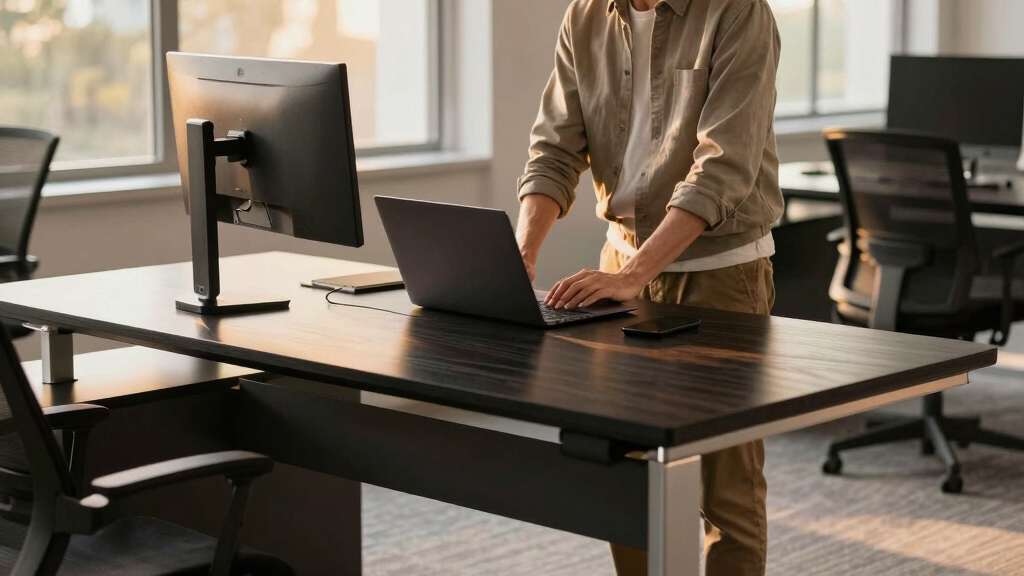 best executive standing desk for CPA office