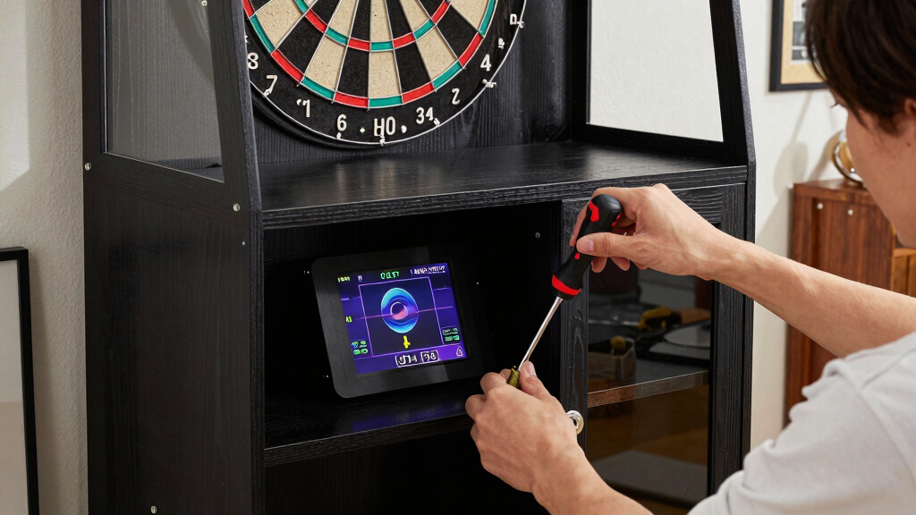 best electronic dartboard cabinets for home