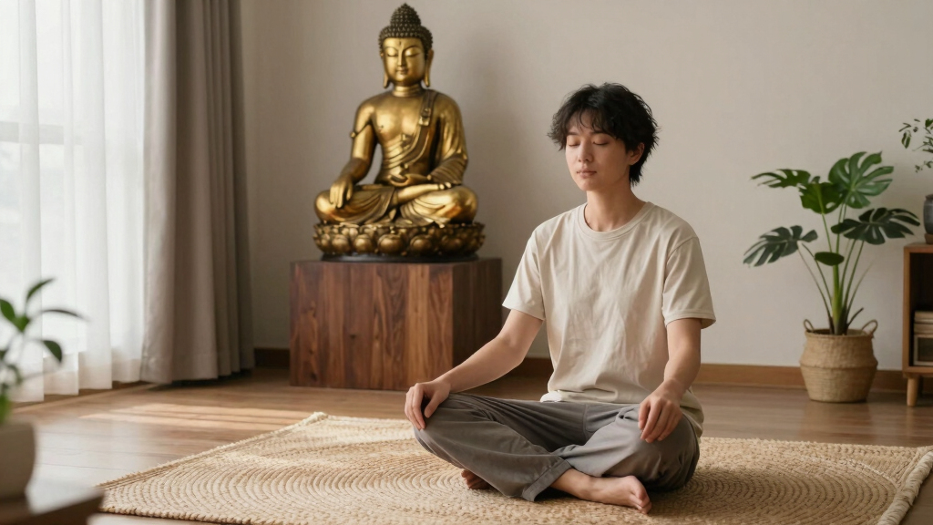 best large Buddha statue indoor decor