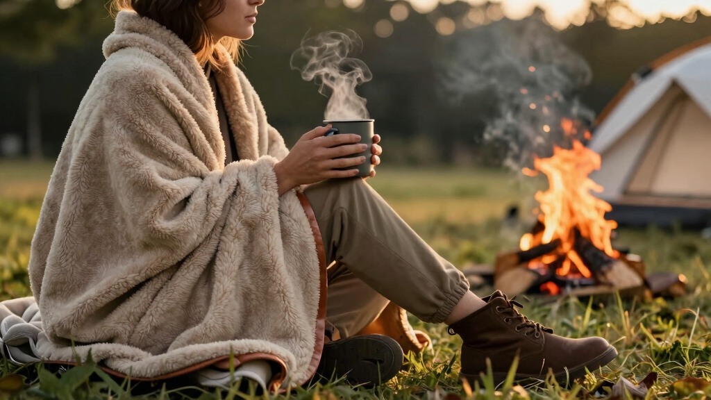 best camping blanket premium