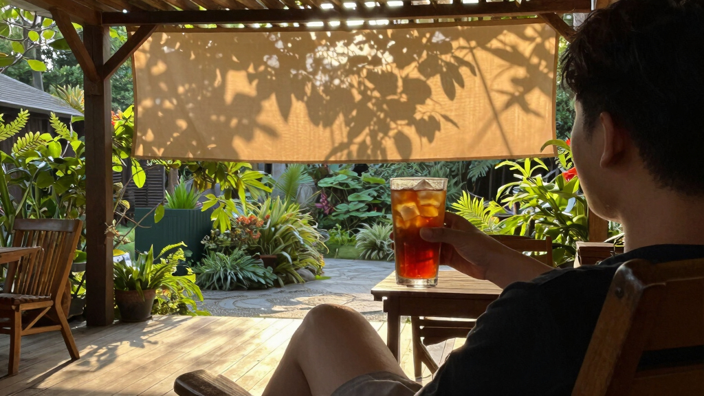 best pergola with shade canopy