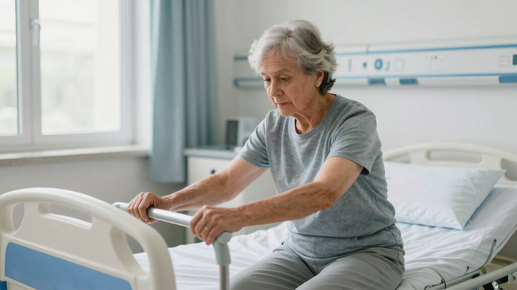 best low height medical beds for fall risk seniors