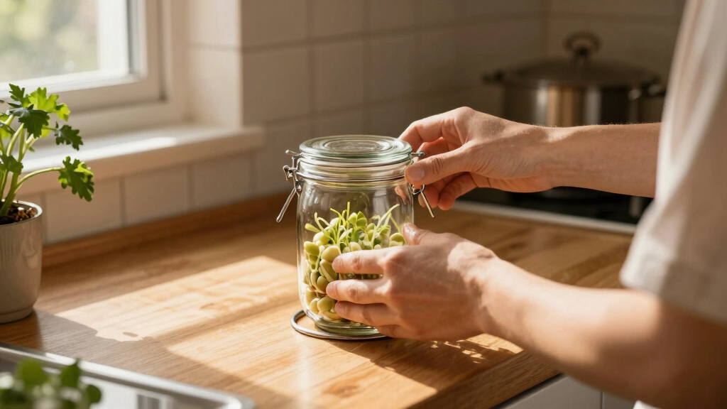best sprouting jar kit with stand
